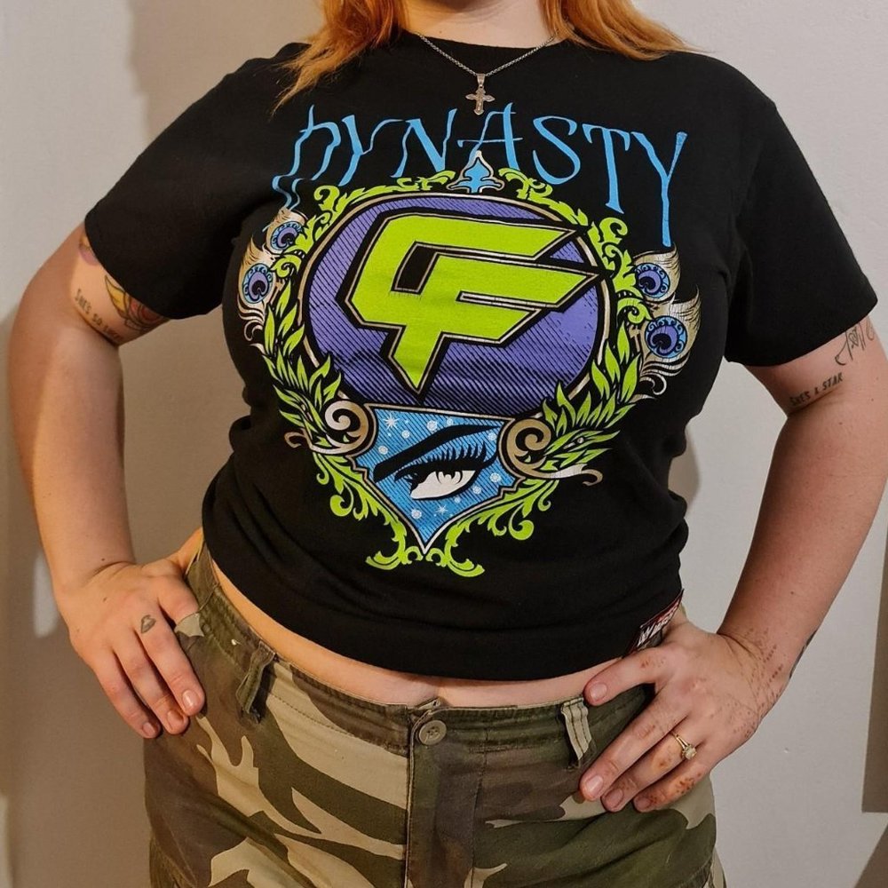 WWE Charlotte FlaIr Dynasty Wrestling Sports Graphic T Shirt Womens M 12 14 - Picture 2 of 4